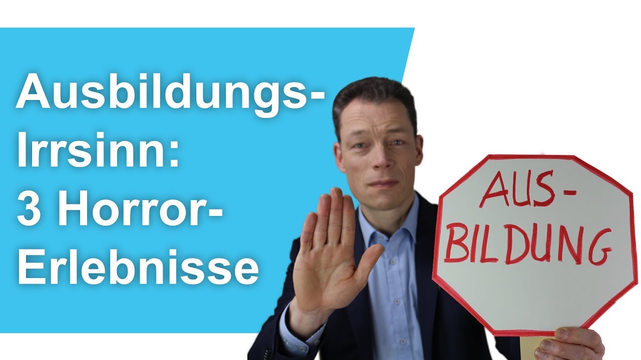 Ausbildungs-Irrsinn: 3 Horror-Erlebnisse von Azubis (Ausbildungsberufe u.a. Polizei) // M. Wehrle