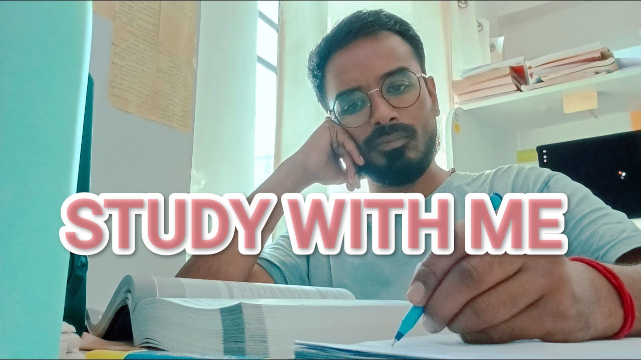 Study with me I Rain, Thunder sound with music #study #viral #studtwithme