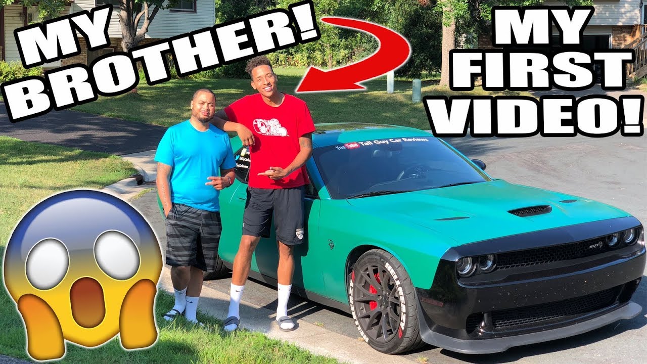 MY FIRST VIDEO WITH MY BROTHER TALL GUY CAR REVIEWS!!