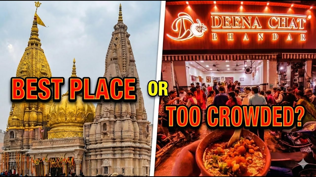 Varanasi is TOO CROWDED? 😱 | Kashi Vishwanath, Sankat Mochan & Deena Chat