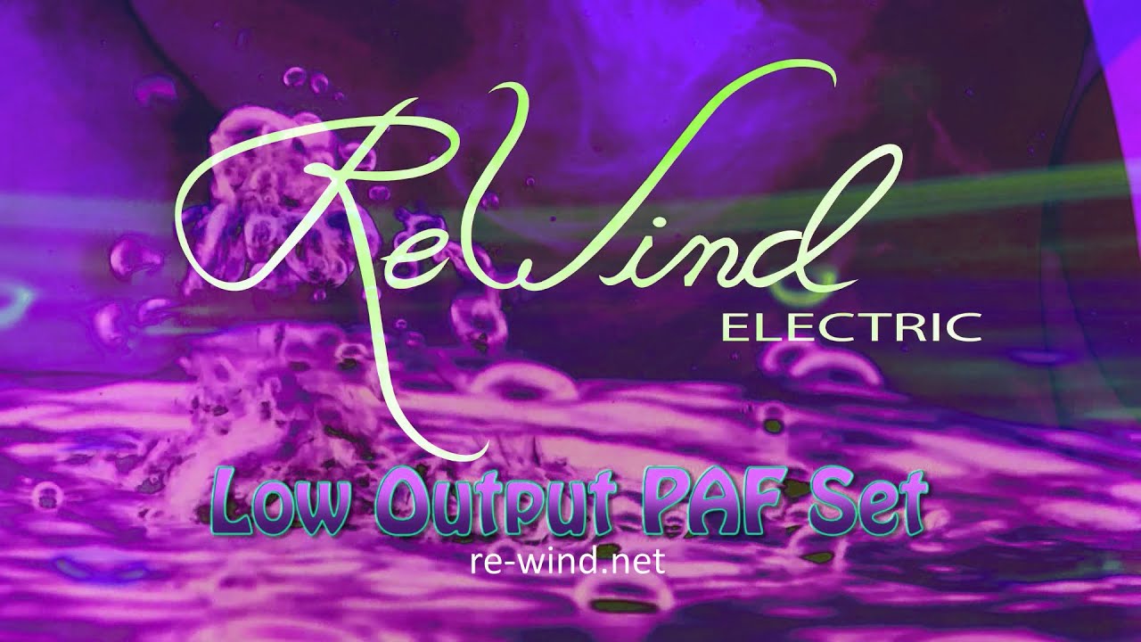 ReWind Electric - Low Output PAF Set - Tone Bender Marshall Amp & Celestian Greenback Speakers