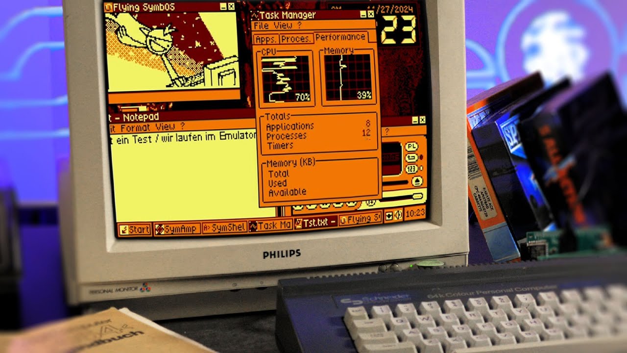Schneider CPC mit  Multitasking-OS - Golem retro_Spezial