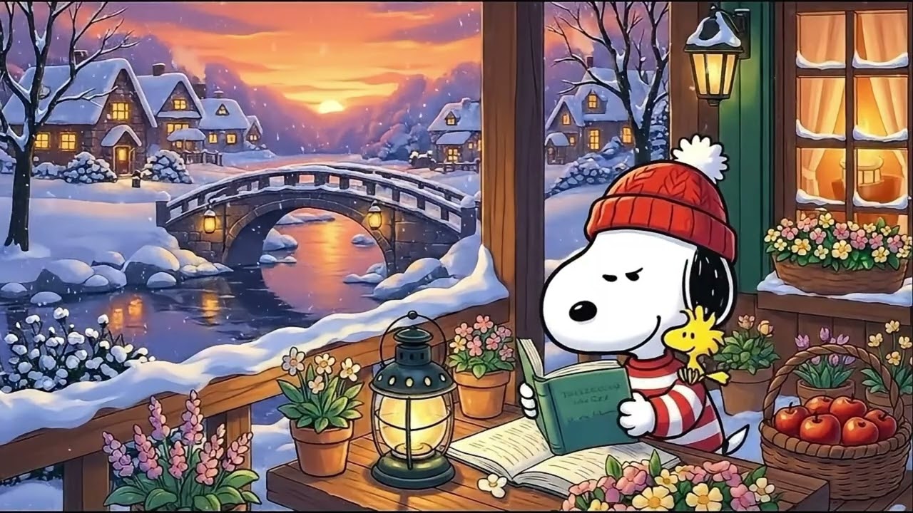 Chill with Snoopy 🐶🎧 Peaceful Lofi Beats to Unwind