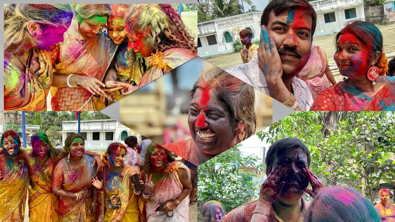 Best Holi in my life || Bura mat mano aj holi hain 😍 || শুভ দোলযাত্রা  #Holi2021#color #coloroflove
