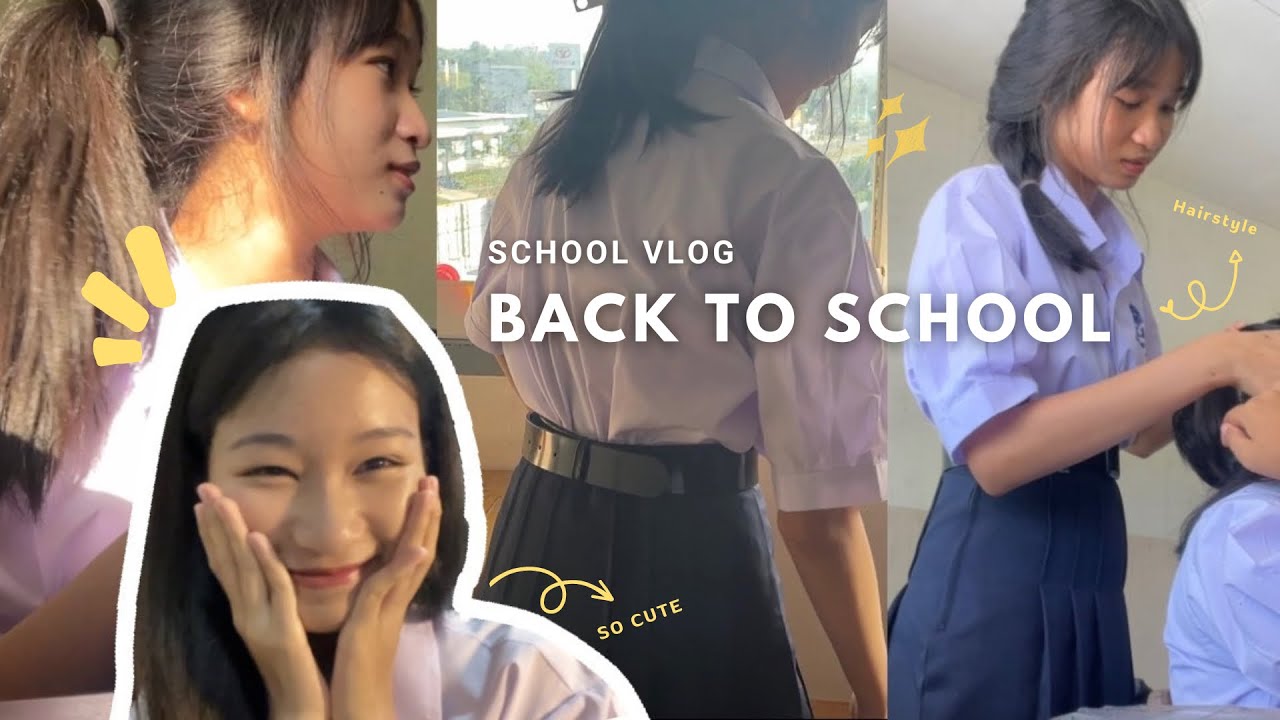 Back to school ใช้ชีวิตเป็นน้องม.4 วันแรกกก!!! | Cchaaim