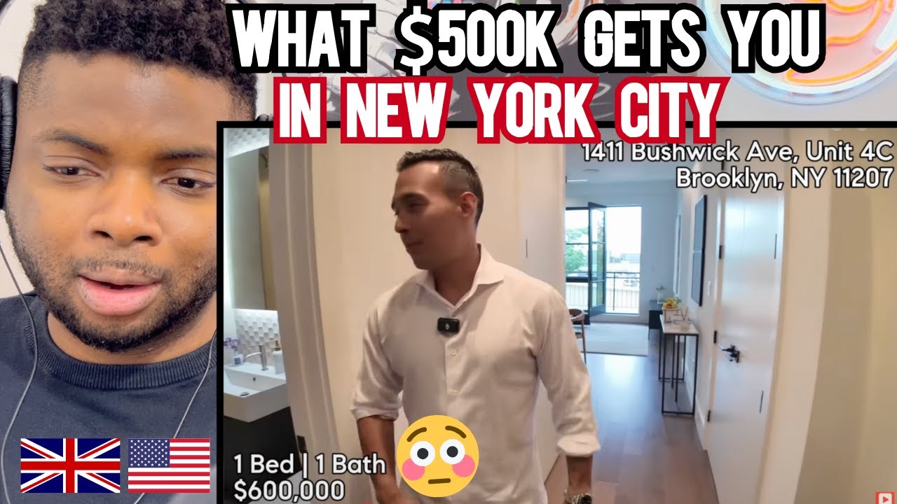 Brit Reacts To WHAT $500K GETS YOU IN NEW YORK CITY! *my god