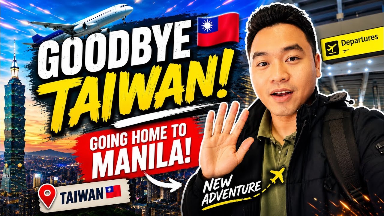 TAIWAN TO MANILA: Complete Airport Process & Requirements (Update!) 🇹🇼 | Nico Dormis