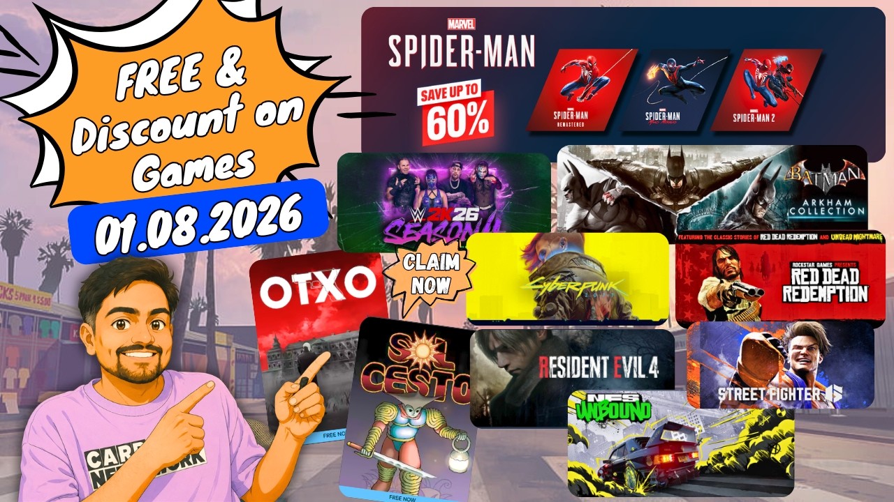 Claim These Free & Discounted Games of the Week - Aug 1, 2026🎮🔥
