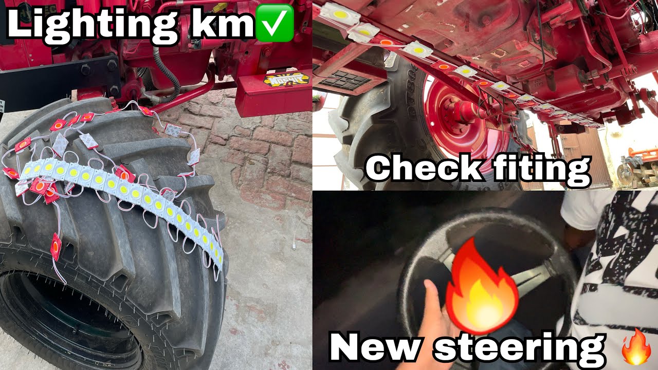 New steering//light km done ✅// wiring karti ok✅//Tyeari Gurdwara Nanaksar sahib