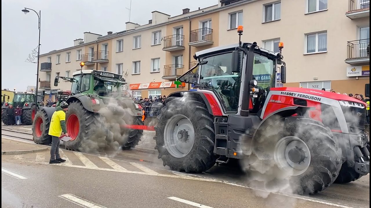 Ogromne traktory, dym i gwiazdy telewizji