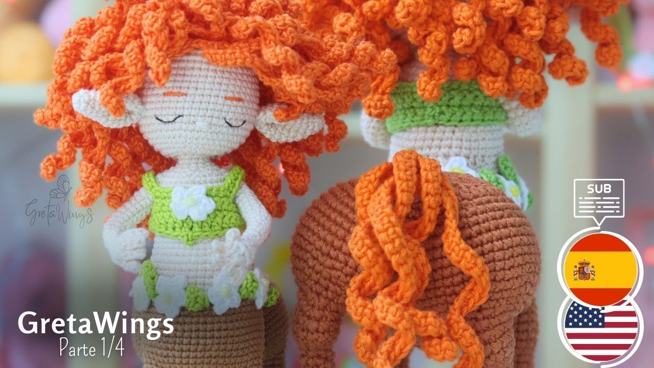 Patrón Amigurumi Roma la Centaura - Parte 1/4 : Materiales y extremidades| Tutorial .@gretawings