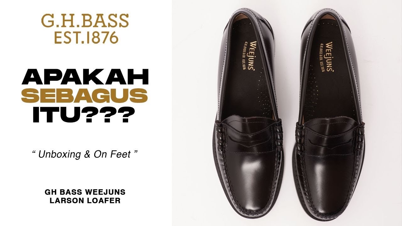 Unboxing & on feet gh bass weejuns loafer larson