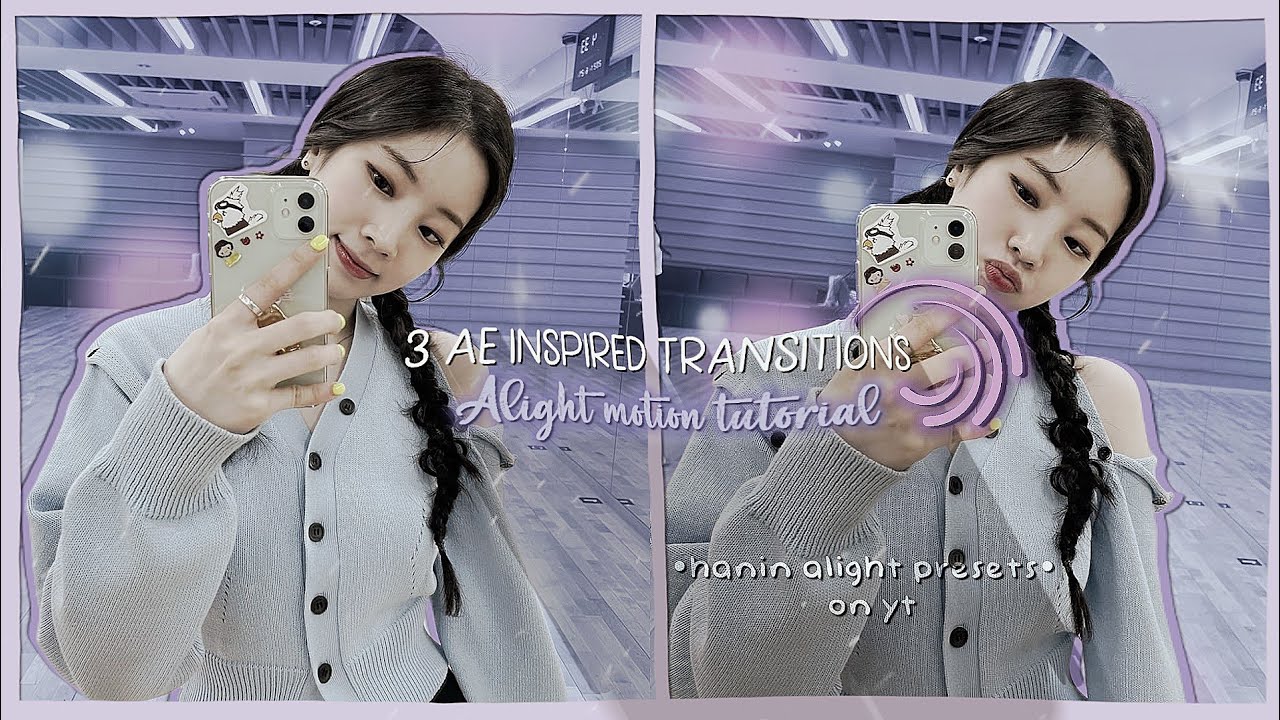 3 Ae inspired transitions on Alightmotion Tutorial  | •hanin alight presets•