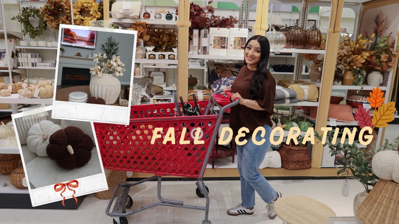 Decorating my Apartment for fall  | decor haul, fall decor shopping, coffee 
