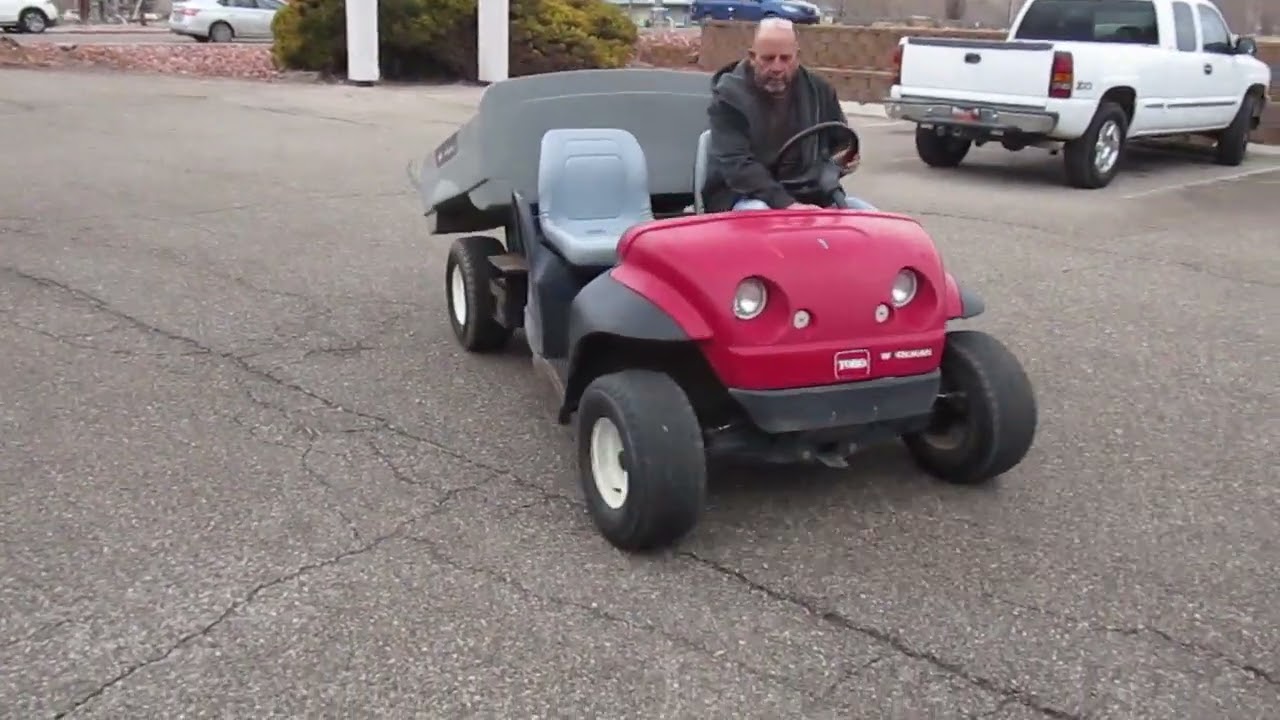 Toro Workman 2100 Utility Vehicle Golf Cart Car Dump Bed