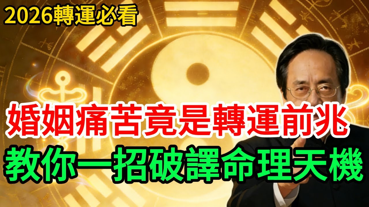倪海廈：夫妻從結婚到離婚，都有定數！是惡緣還是善緣，是分離還是偕老，一看便知！#倪海廈 #易经  #婚姻 #轉運 #命理 #醫理  #風水 #財運 #因果 #情感 #心灵感悟 #婚姻命運  #國學