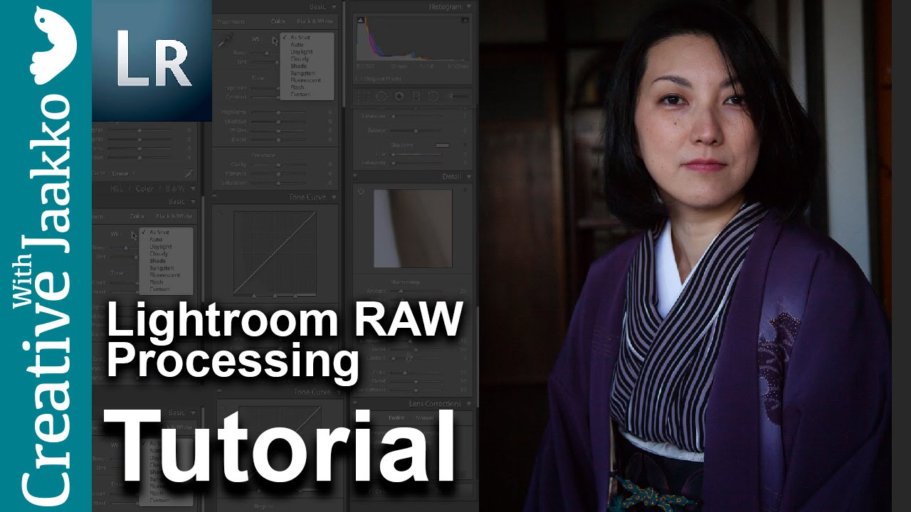 Lightroom RAW processing tutorial