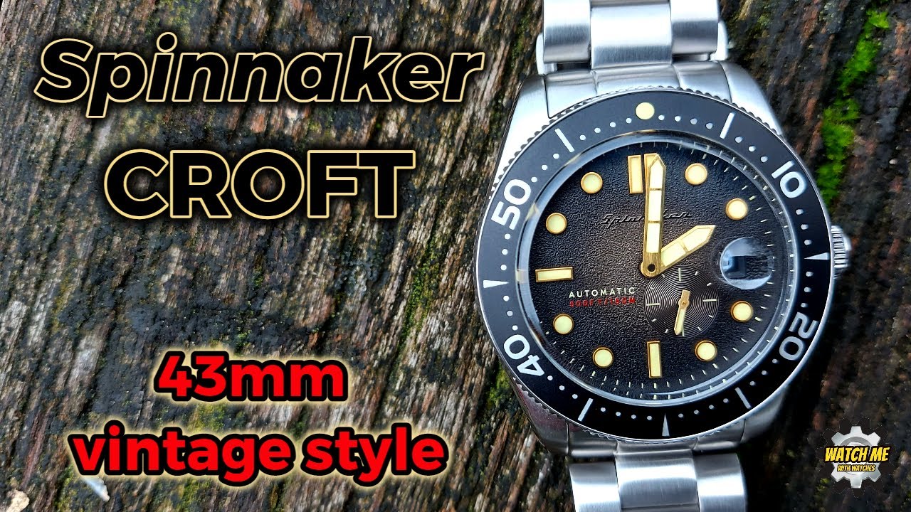 Spinnaker Croft. Big vintage style diver.