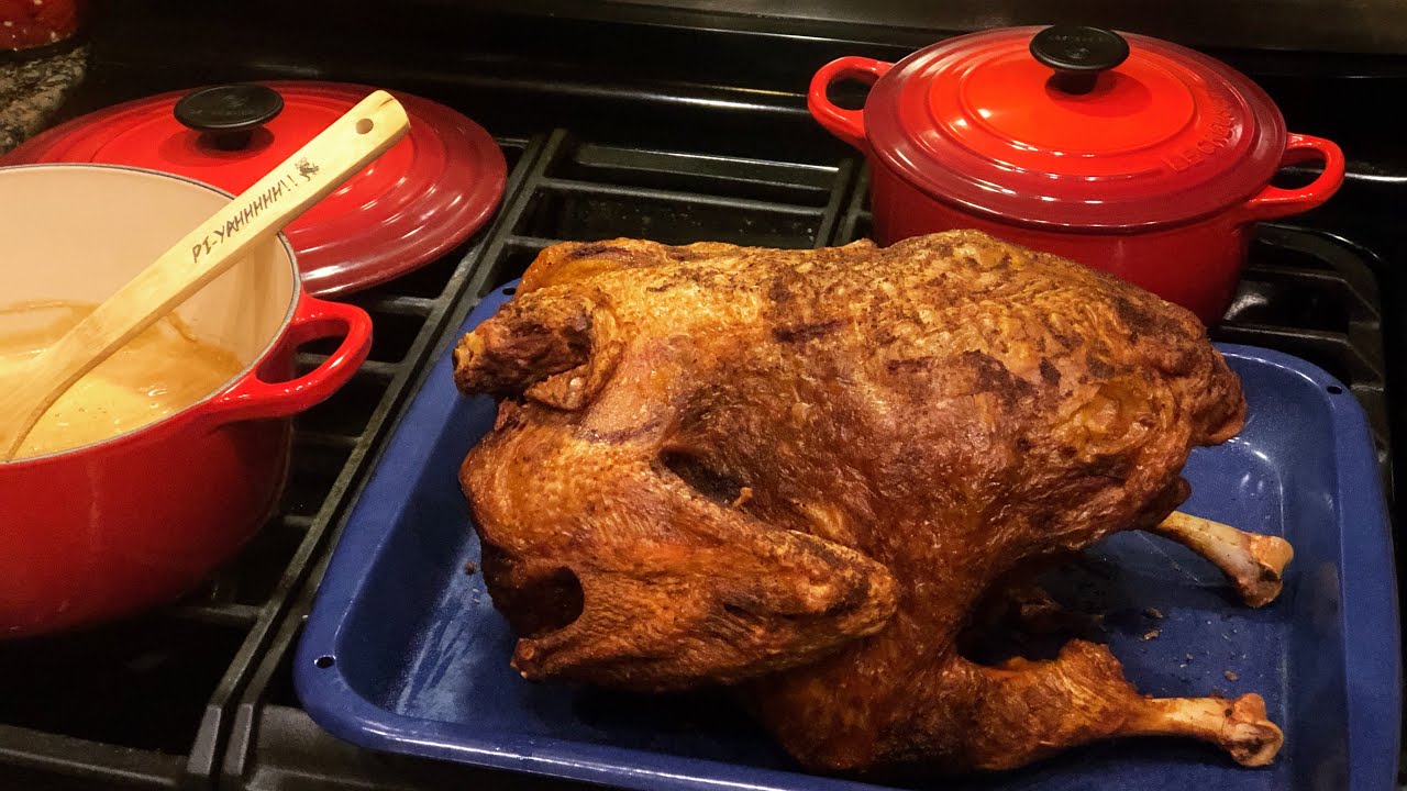 Fried Turkey with Turkey Gravy by The Cajun Ninja