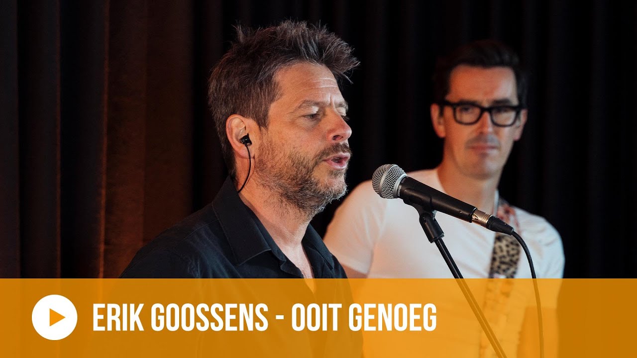 Erik Goossens - Ooit Genoeg (live bij Nostalgie)