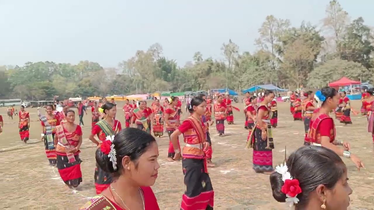Rabha Dance Performance Practice // 5th Annual Aamai  Runtuk Rungsan Festival Kokrajhar Magurmari 
