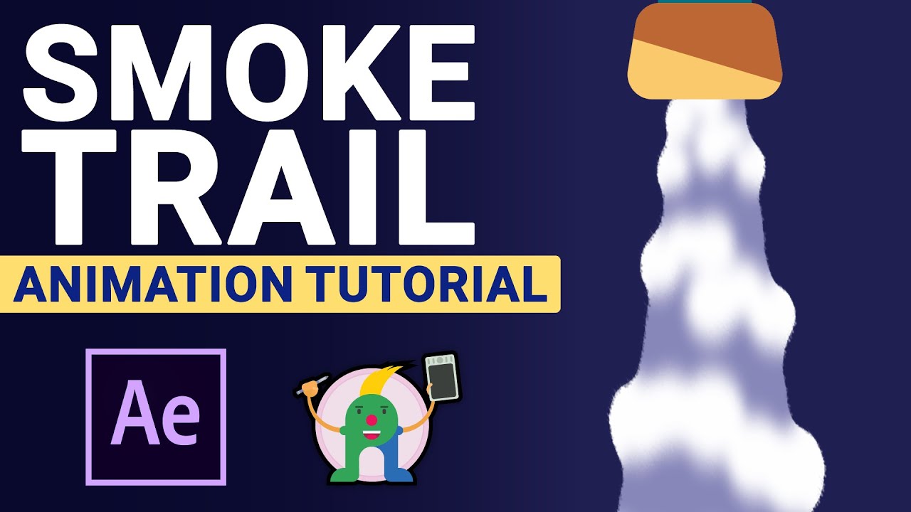 How to Animate Smoke Trail in After Effects Tutorial