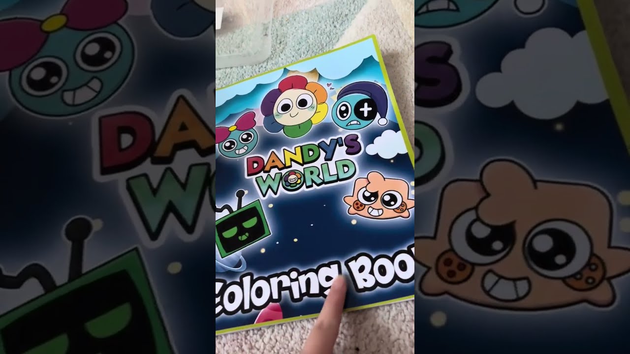 Reviewing the bootleg dandy’s world coloring book (ft Looey plush)