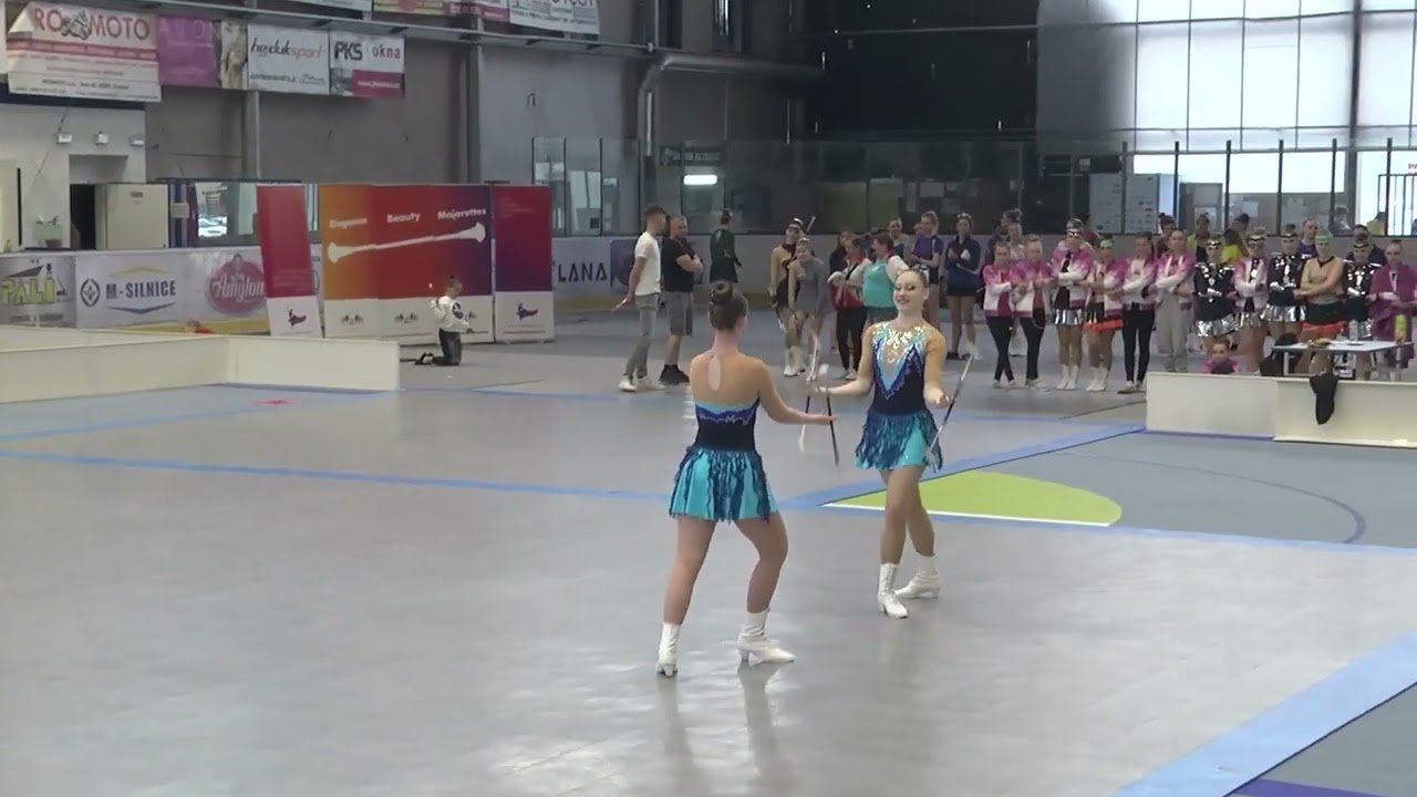 MiKaDo Karviná, Eva Oberherrová + Vendula Stolariková, duo seniorky 2baton, 2022