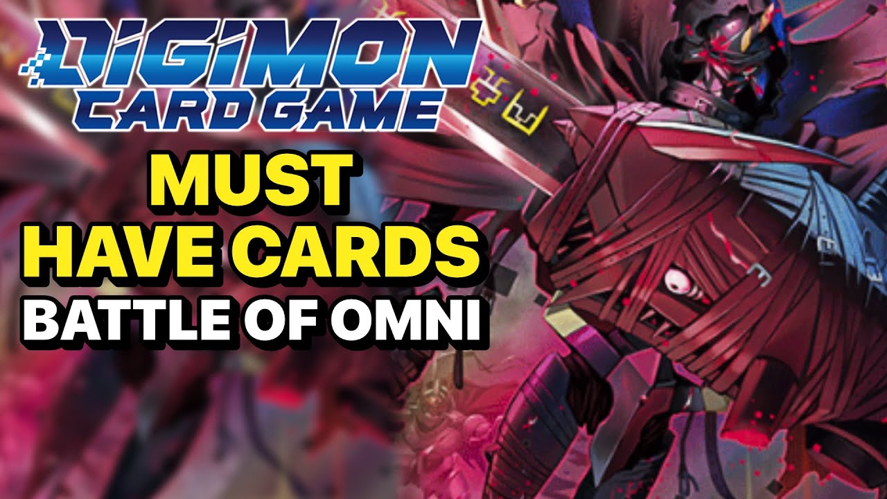 Digimon TCG MUST HAVE Cards From Set 5 Battle of Omni!!! | Digimon Card Game