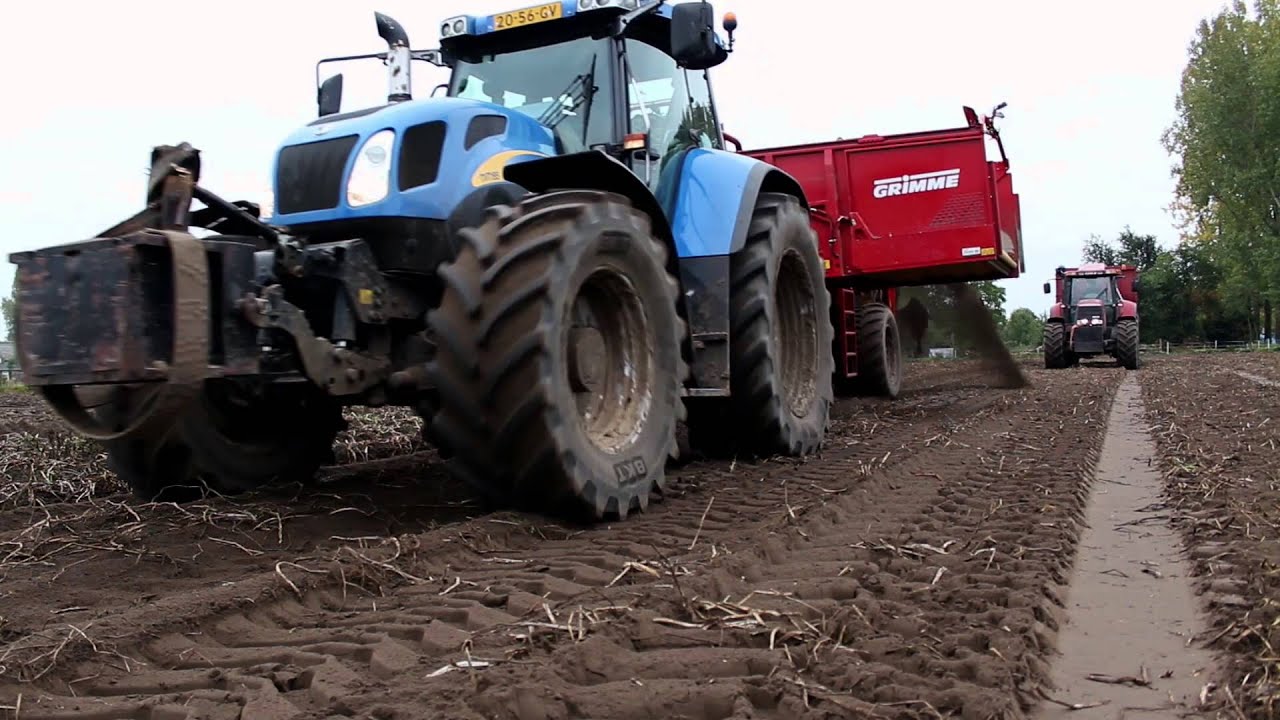 Aardappelen rooien| Kartoffeln röden| Potato Harvesting| Grimme, New Holland & Case| Liebregts
