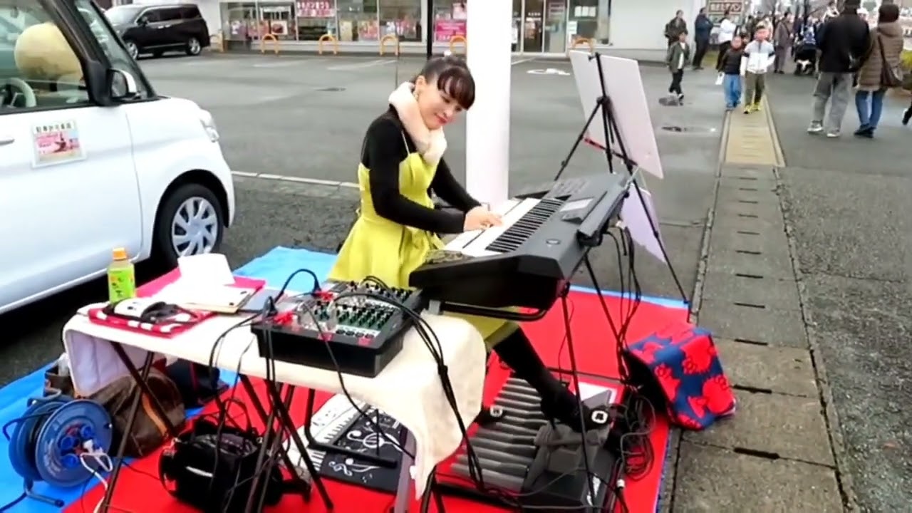 熊本城マラソン2026茶屋桃子エレクトーン応援ライブ