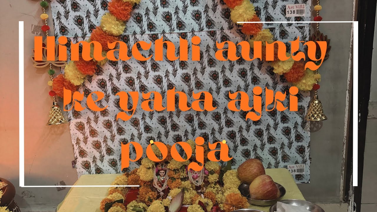 Himachali aunty ke yaha aj satya narayan ji ki pooja 🙏🏻| Himachali | Uttrakhand | satya narayan ji 