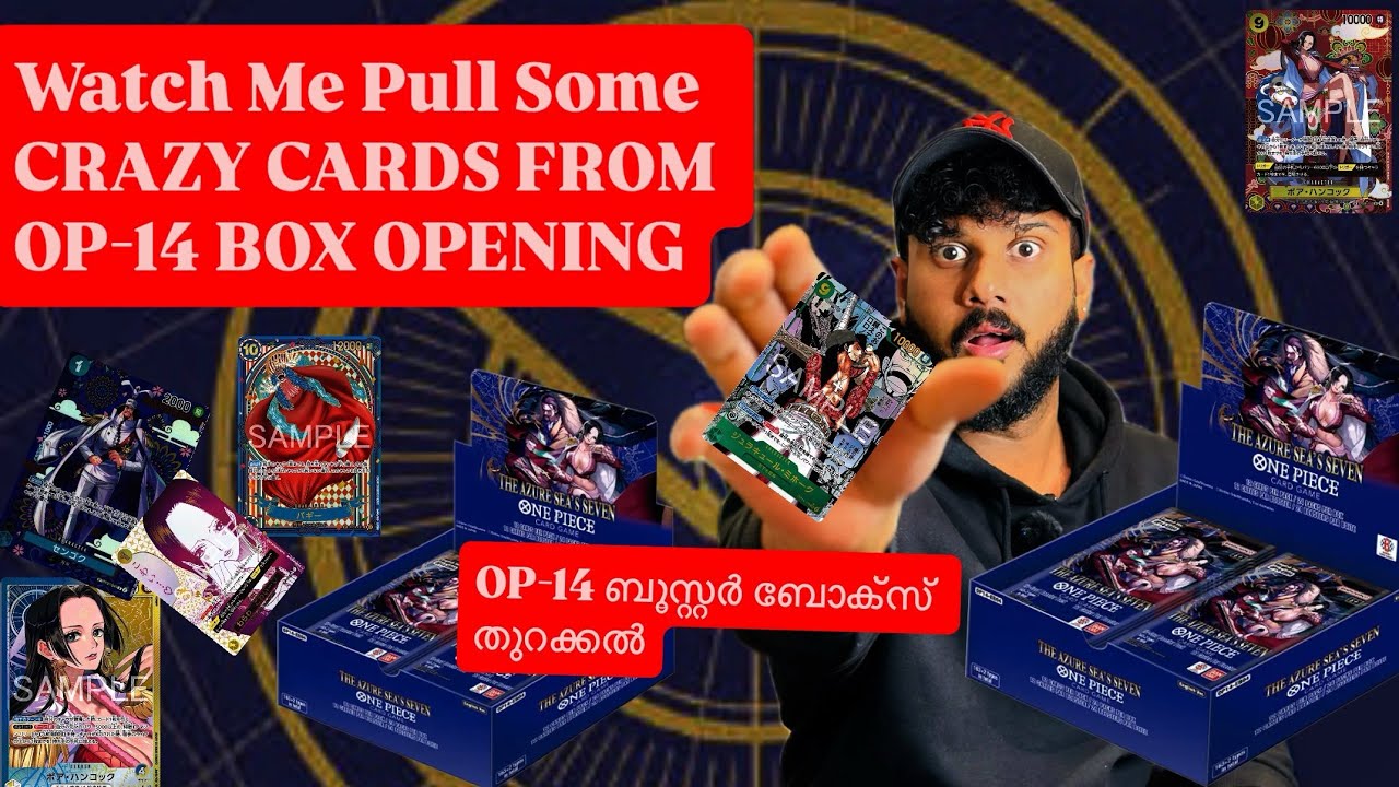 INSANE OP-14 Azure’s Sea Seven BOX OPENING| 3 CRAZY PULLS + TCG Tutorial Announcement | #onepiece 