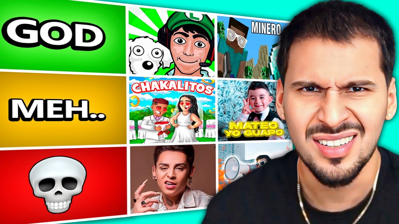 CALIFICANDO CANCIONES DE INFLUENCERS 💀