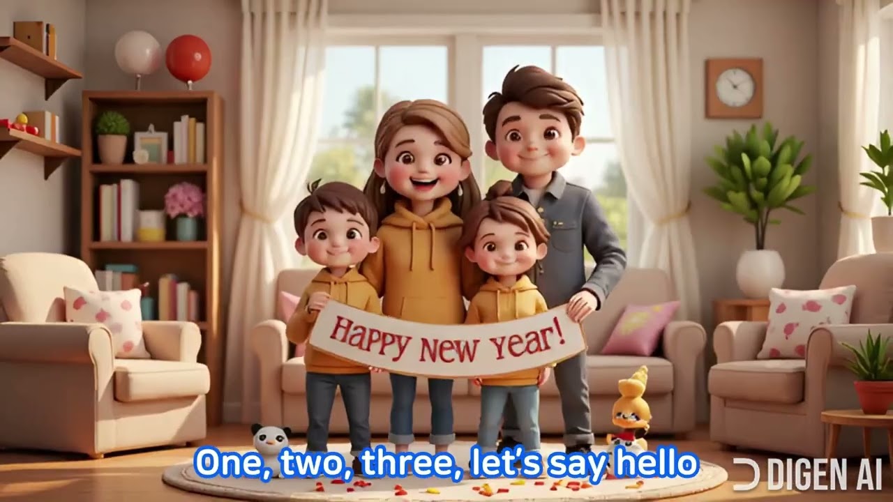 🎉 Mga Awit at Kuwento ng Bagong Taon | Boni at mga Kaibigan (Pilipino + Ingles)