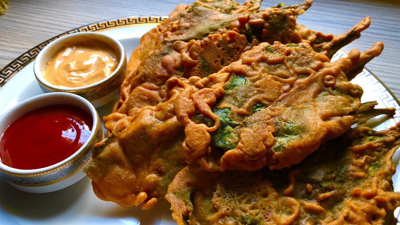 Crispy Palak Pakora Recipe || Asia’s Kitchen 