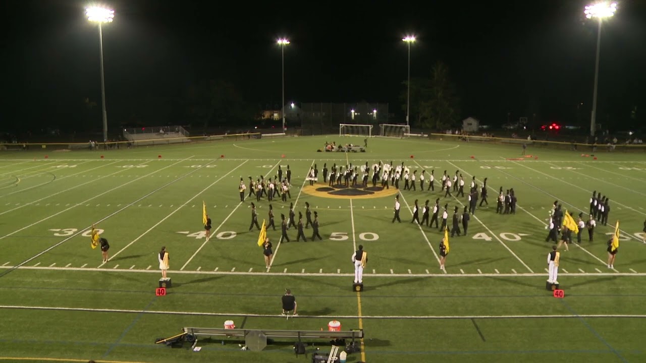 Daniel Hand High School marching band halftime show