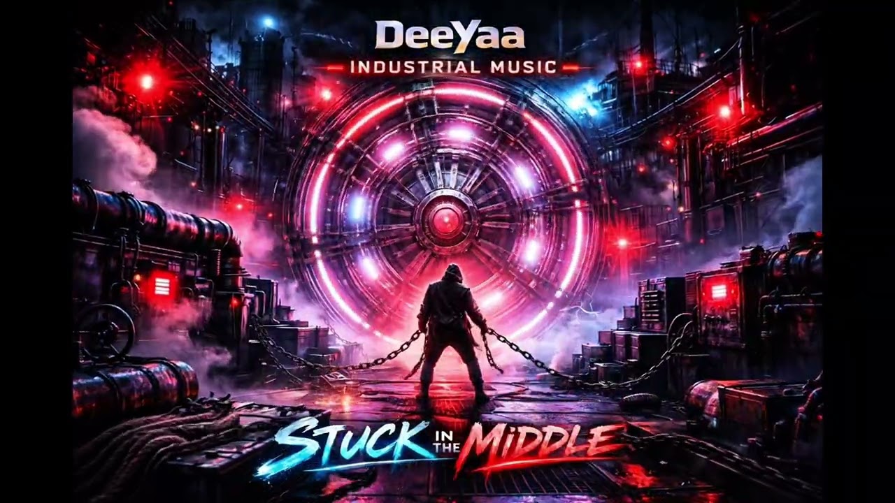 Stuck in the Middle ⚙️ | Dark Cyberpunk Industrial | Energetic Dystopian Music (No Copyright)