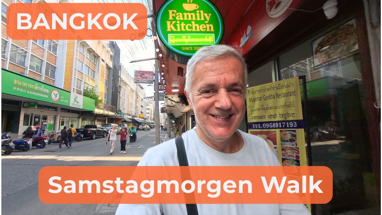 Bangkok Walk: Samstagmorgen in Echtzeit (No Cut)