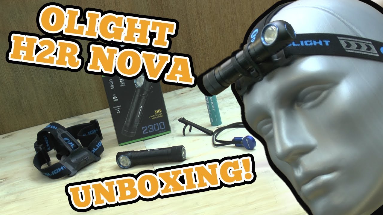 Olight H2R LED Headlamp - Unboxing and basics