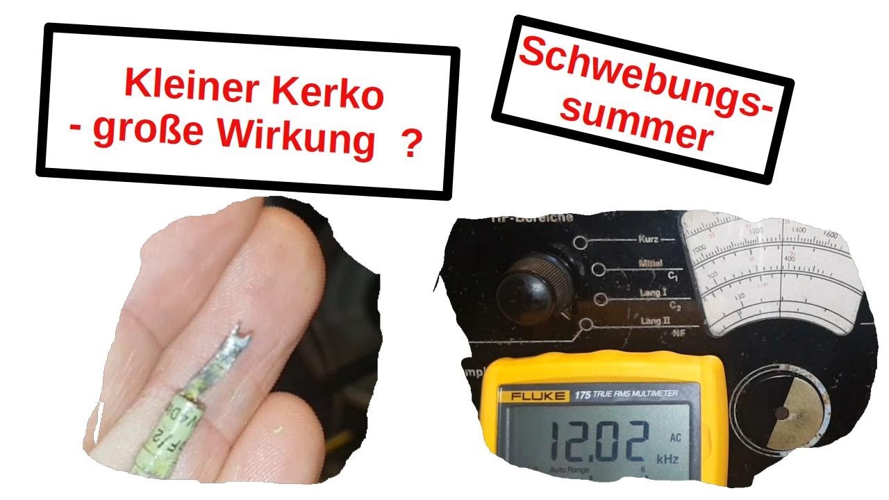 [216] Kapazität messen mit HF Generator; 2xHF = NF ? - Farvimeter Teil 9