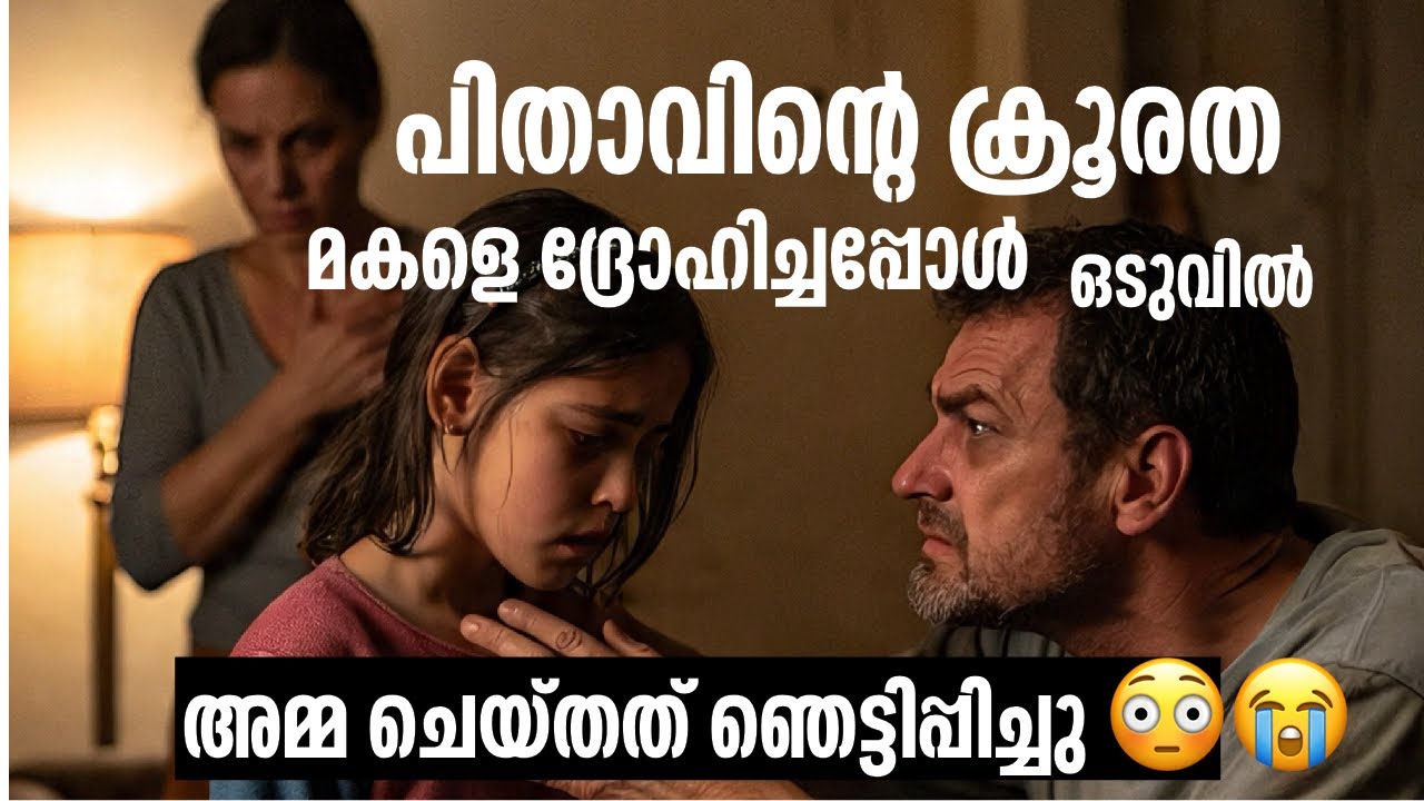 പിതാവിന്റെ ക്രൂരത കണ്ടപെൺകുട്ടി| Malayalam story telling | emotional | family story 
