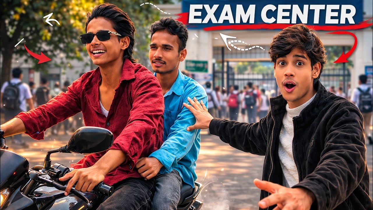 Saheb Itna Saj-Dhaj Ke 😳 Exam Dene Gaya