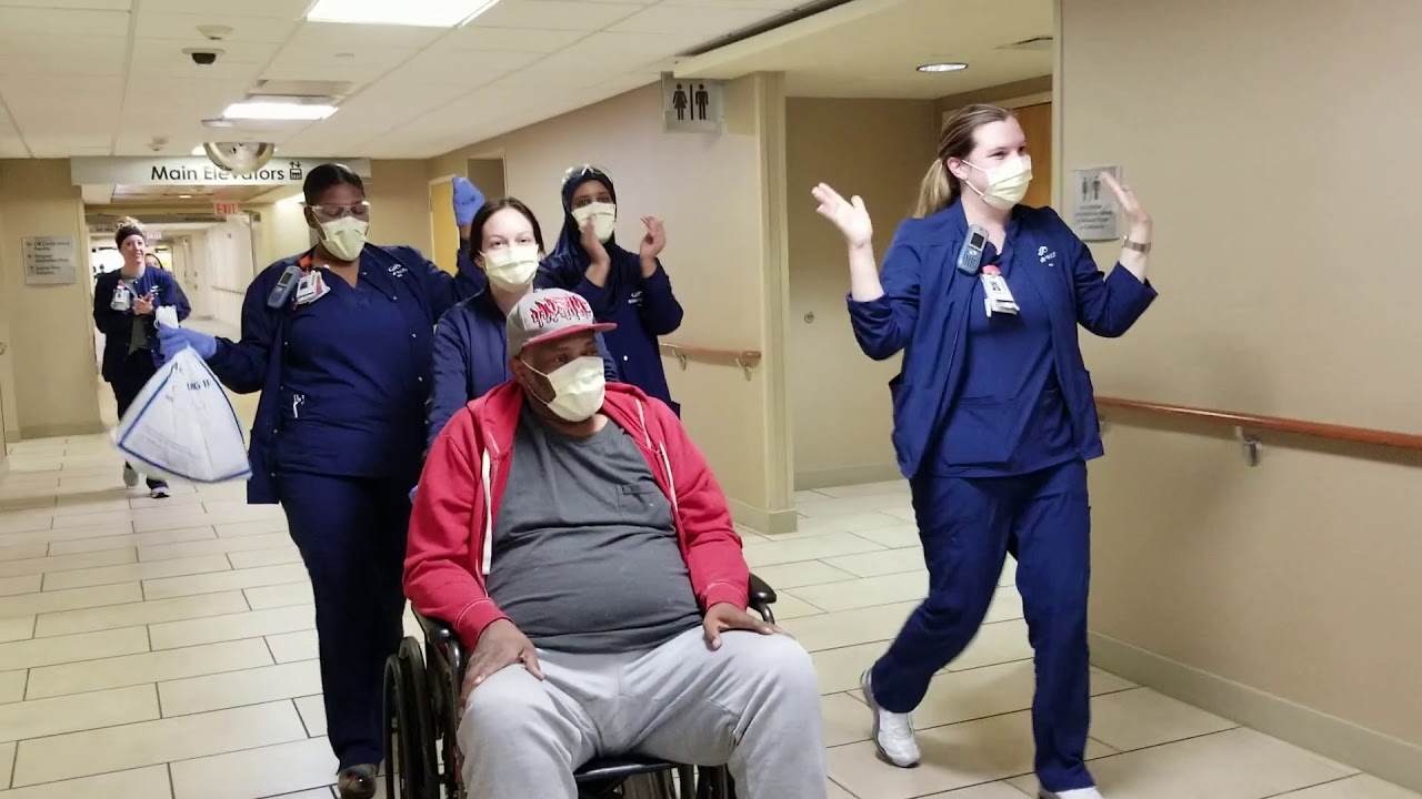 St. Mary's Hospital Discharges 100th Patient (Happy Dance Video)