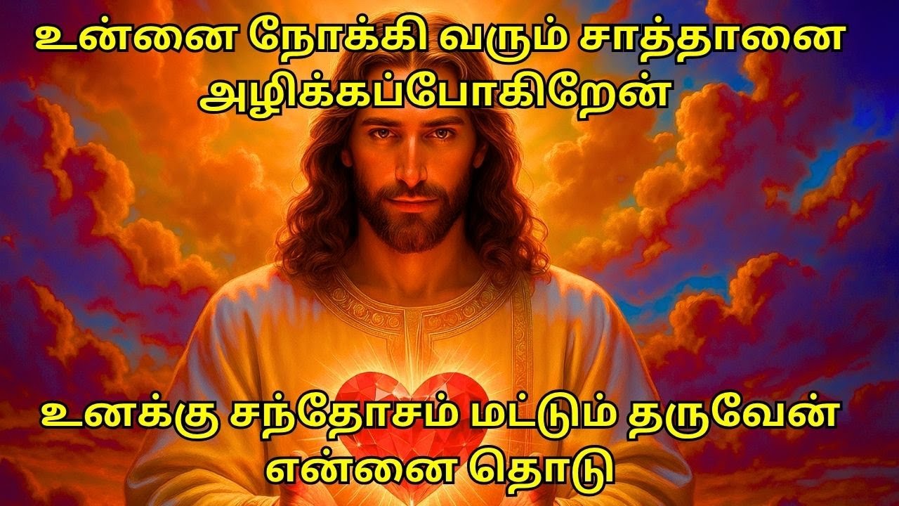 உன்னை நோக்கி வரும் சாத்தானை அழிக்கப்போகிறேன் ,உனக்கு சந்தோசம் மட்டும் தருவேன் என்னை தொடு #bible
