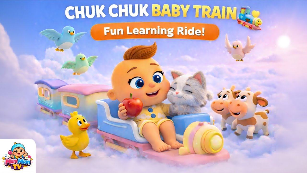 Baby Train Chuk Chuk Song | Fun Learning Rhymes 🚂