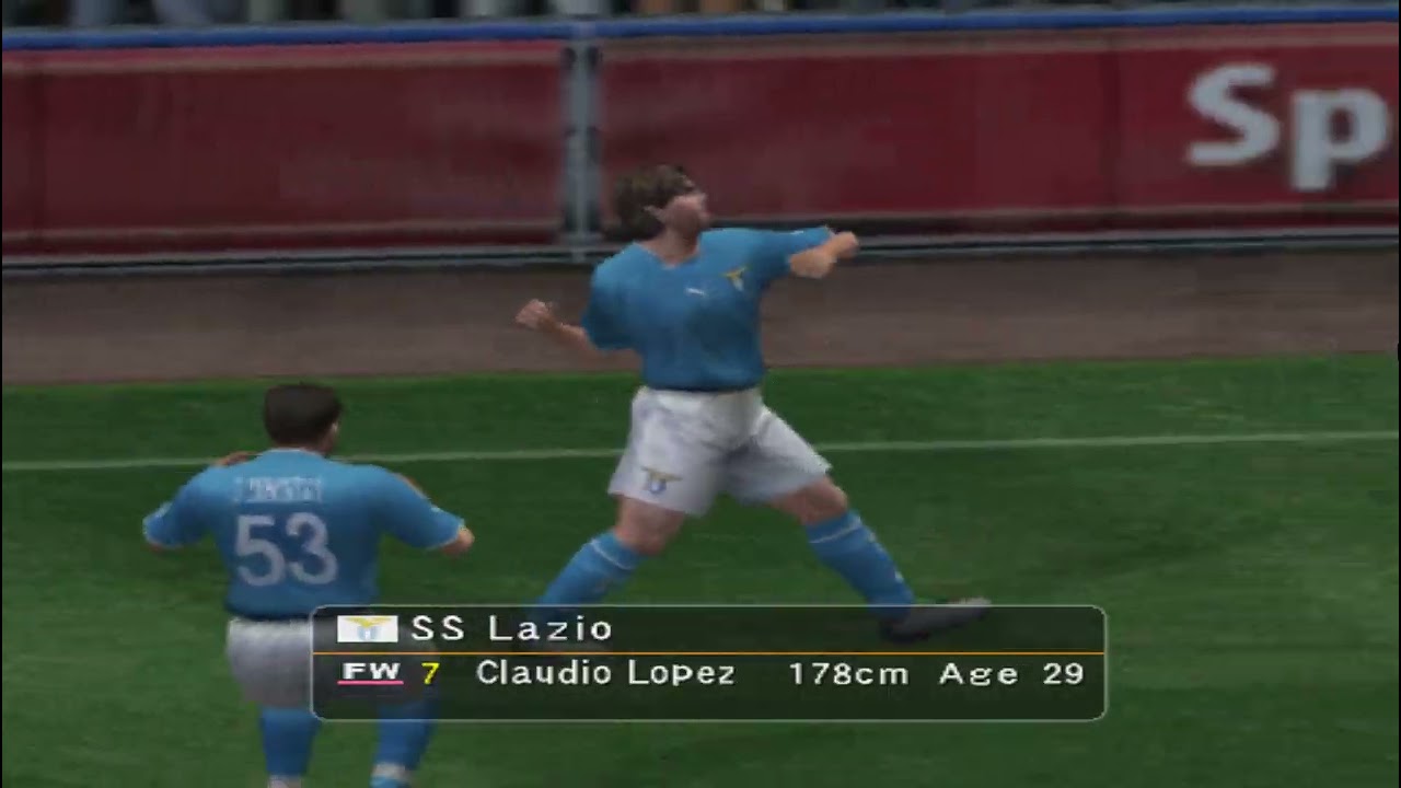 Konami Cup: Arsenal vs Lazio (1st half) [Final, first leg] - PES3