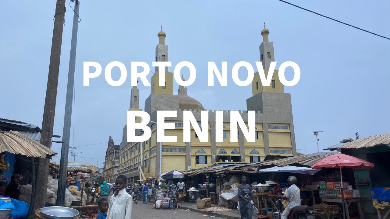 Driving Porto Novo ---capital city in Benin in west africa  2021 with no copyright music