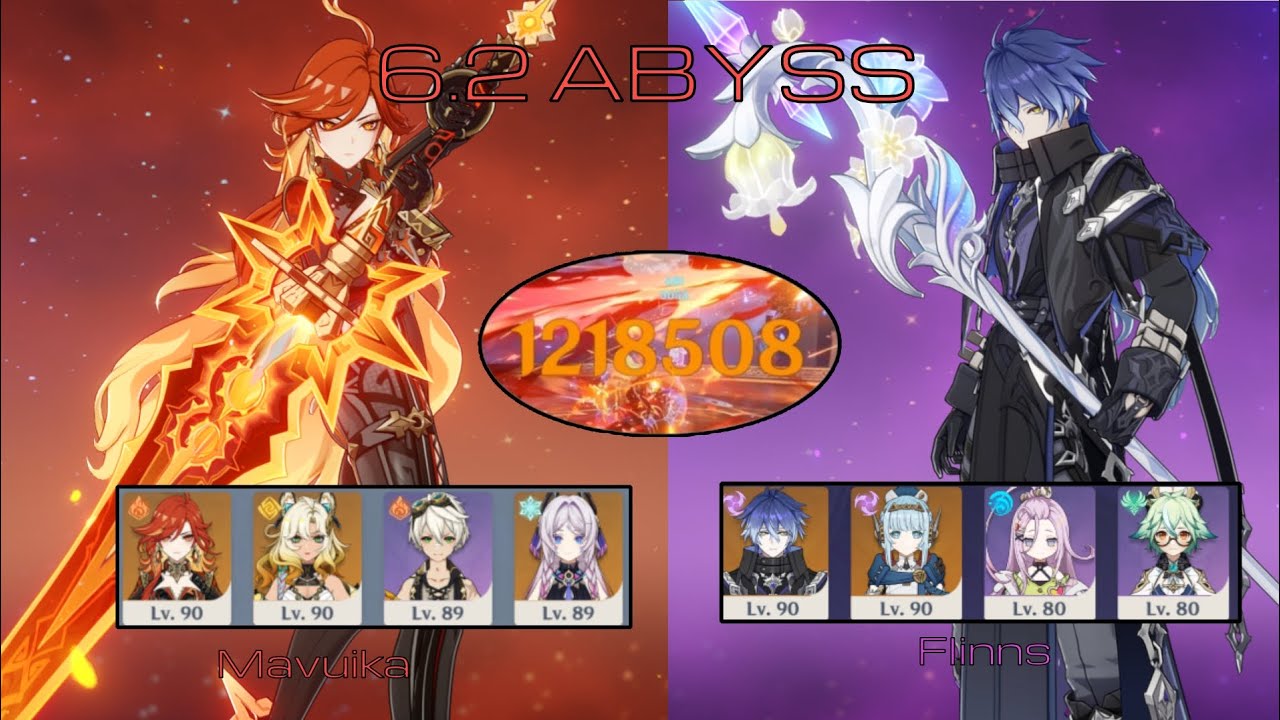 C0 Mavuika X C0 Flinns | Spiral abyss floor 12 | Genshin Impact.