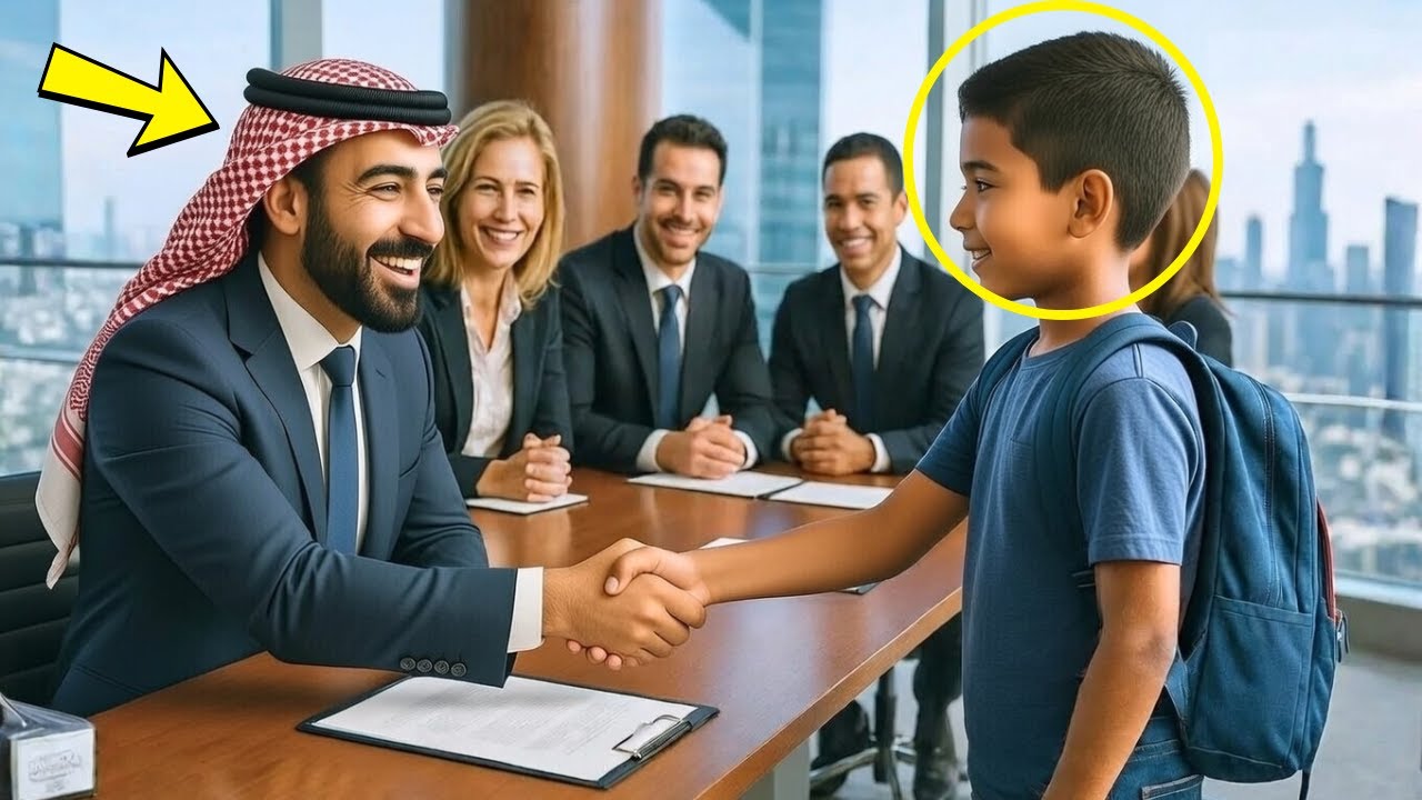 “FALO 9 IDIOMAS” — DISSE O FILHO DA EMPREGADA POBRE… O MILIONÁRIO ÁRABE RIU, MAS FICOU INTRIGADO
